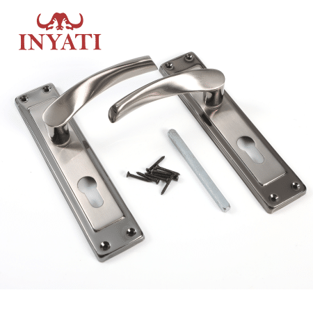 Handle Euro Cylinder Aluminium Finish Thor Inyati Blister Packed - Image 2